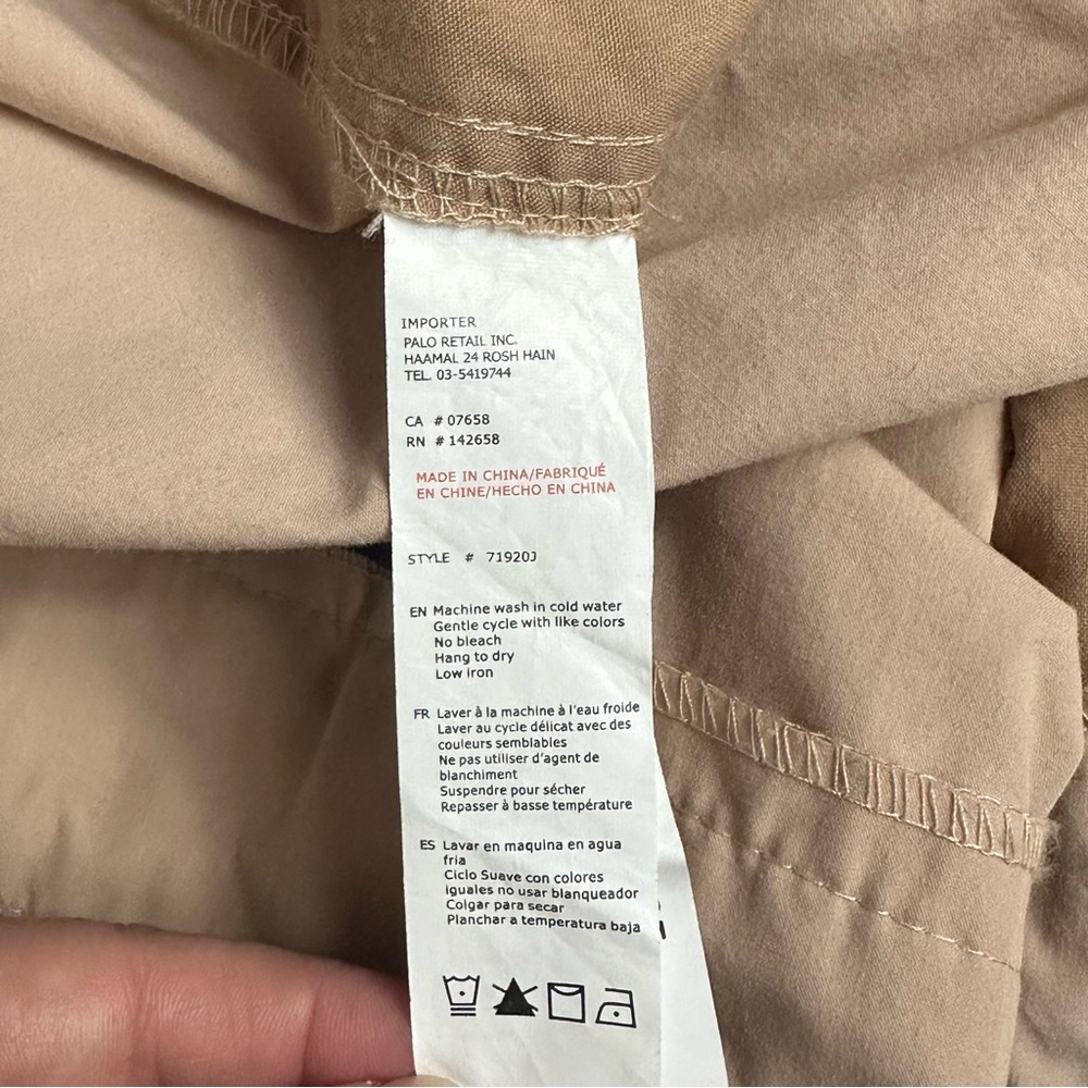Vintage Y2K Charlotte Russe Tan Classic Utility Cargo Mini Skirt Size XL - Picture 8 of 9